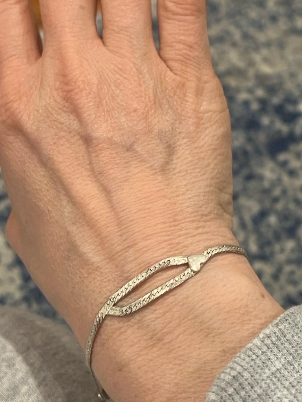 Silver 925 ITALY Women's Bracelet Set - Picture 3 of 11